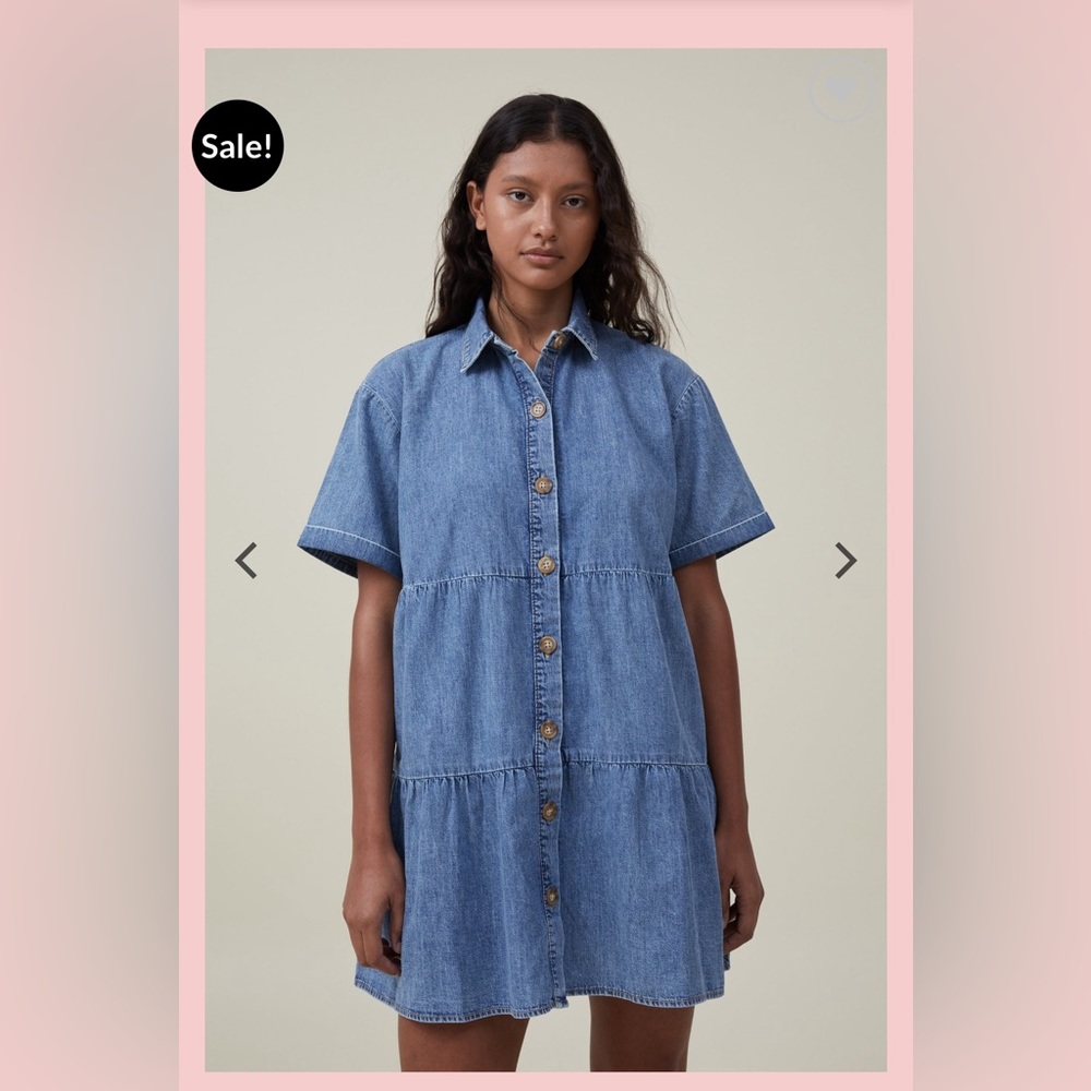 Cotton On: Denim Shirt Dress